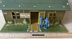 Vintage 1950s Marx Army Training Center Playset Tin Toy Hq T3-21 Building