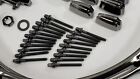 Black Nickel Snare Drum Hardware Built Kit -beavertail Lugs  2 3mm Hoops