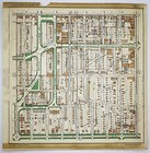 1925 Kansas City Missouri Atlas Plat Map Rare Color Lithograph Plate  54   55
