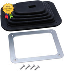 Small Rubber Shifter Boot Kit Automatic Or Manual Universal With 5-5 8 X 6-3 4  