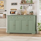 52 7  Buffet Cabinet With Storage  Kitchen Sideboard Buffet Table