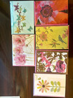 Papyrus Birthday Cards   More Lot Of 6 - Flowers Butterflies 