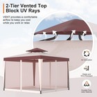 Patio Gazebo Tent Outdoor Canopy Shelter 10 x10  With Removable Netting