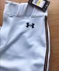 Under Armour Mens Utility Pro  Baseball Pants  W  Black Gold Piping - 1367350