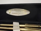 Centennial Pen Pencil Set Mechanical Ball Point Gold Tone Original Box Vtg