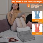 Foot Warmer Under Desk - Electric Heating Pad For Women Men  Feet Warmers With 1