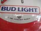 Bud Light Beer The Original Party Animal Spud Mackenzie Glass Faced Thermometer