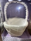 Bridal Wedding Flower Girl Basket Ring Bearer Pillow Set 2pcs Rhinestone New