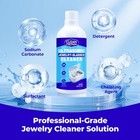 Ultrasonic Jewelry Cleaner Solution  250ml   Jewelry Cleaner For Gold  Silver  D