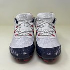 Under Armour Boys Harper 8 Tpu Usa White Baseball Cleats Shoes Sz 2 5y 3026596