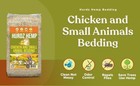 Hurdz Hemp Bedding For Chickens - Made From 100  Natural Hemp 33lbs