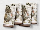 Williams-sonoma Plymouth Turkey Napkins Set 4