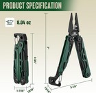 Mossy Oak 27-in-1 Multitool Plier Multi Tool Pocket Knife Screwdriver Self-locks
