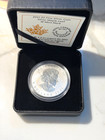 2021 Canada  5 Maple Leaf  With W Mint Mark 1 Oz  999 Fine Silver Bu Coin Ogp 