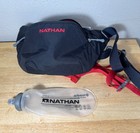 Nathan Limitless Run Sling 2l Black ribbon Red Nwt