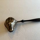 Antique Paye   Baker Silver   Turned Wood Handle Invalid Spoon