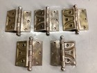 Lot Of 5 Vintage 3 1 4    X 3    Fancy Hinges With Cannon Ball Finial Pins
