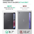 For Samsung Galaxy Tab A7 Lite 2021 Case Tablet Stand Cover Kickstand Full Body