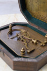 Vintage Style Brass Compass Wooden Nautical Accessory Gift Marine Enthusiasts