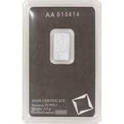 2 5 Gram Platinum Bar - Valcambi Suisse - 999 5 Fine In Sealed Assay