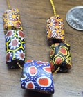 Collector Quality Lot Of Millefiori Venetian Glass African Trade Beads 