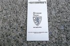 Vintage Matchbook Flat Cover   L Strauss Co The Man s Store Indianapolis  levi s