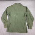 Vintage Us Military Shirt Mens Medium Green 70s 60s Utility Og 107 Vietnam Era