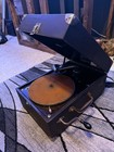 Victor Vv-50 Talking Machine Suitcase Phonograph Record Player Working
