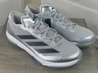 Size 8 5 - Adidas Adizero Impact Turf Silver Speed Pack Shoes Men s Baseball New
