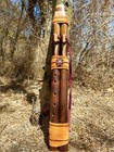 Native American Double Drone Flute  Key A 440 Hz