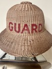 Vintage 1920s Wicker Rattan Lifeguard Hat Beach Pool Country Club Swim Suit