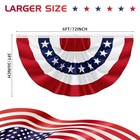 6pack 3x6 Ft American Pleated Fan Flag  250th Anniversary Usa Multi-6pack