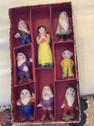 Snow White   Seven Dwarfs Bisque box  Japan  3 5    Snow White 2 5    Dwarfs 1930   s