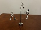 Kinetic Art By Otigiri Action In Motion Roller Skaters Art  Made Japan 1979 Kc