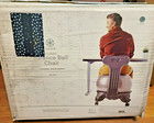 Gaiam Balance Ball Chair For Improved Posture   Core Strength - 300 Lb  Capacity