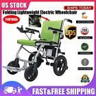 New 24v10ah Folding Lightweight Electric Power Wheelchair Mobility Aid Motorized