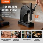 1ton Manual Arbor Press 5 9 max Height Precision Hand Press For Stamping bending