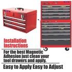 Magnetic Toolbox Labels For Tool Chest   Cabinets   Easy Read Organizer