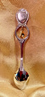Vintage Souvenir Spoon Us Collectible San Antonio Texas The Alamo W  Cowboy Hat