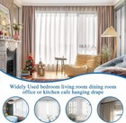 Metal Curtain Rings With Eyelets Drapery Hook Pin Inner 1 25  Drapery Black