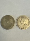 Lot Of 2 Dateless Canada 25 Cent Coins     George V Silver Quarters