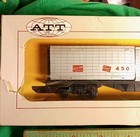 Milwaukee Road Flexi-van Container Car Att Flat American Train   Track 450 Trips