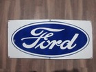 Porcelain Ford Enamel Metal Sign Plate Size 35  X 16  Inches