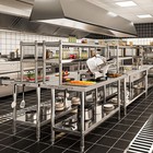 Stainless Steel Work Table With Overhead Shelf  42  X 24 