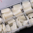 Full Cover Acrylic False Nail Tips 500pcs Fake Nail Shape Artificial False Nails