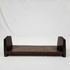 Danish Mcm Wood Book Shelf Bookshelf Recipe Countertop Arts   Crafts Vintage 