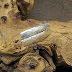 Two Handcrafted Sterling Silver Hair Barrettes With Decorative Design