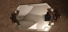 Vintage Vanity Dresser Perfume Makeup Mirror Tray 12 5 x7 