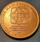 Rare 2005 Maui Hawaii Trade Dollar Coin  no Ka Oi  3 Stingrays With Certificate