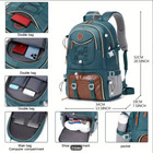 Extra Large Tsa Friendly Durable Travel Backpack Anti-theft 17  Laptop Bag White